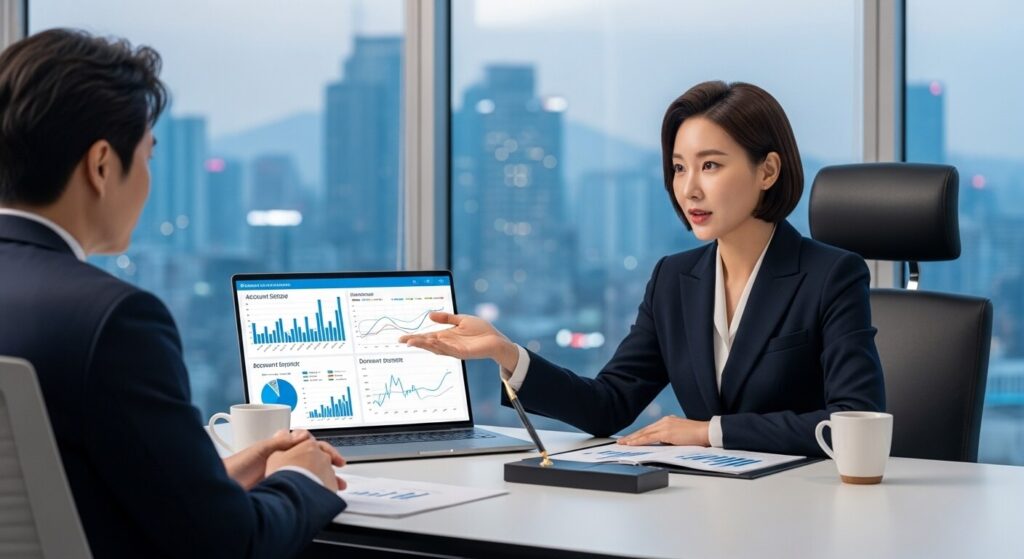 금융 전문가가 압류 계좌의 휴면예금 출연 기준과 처리 방식에 대해 설명하는 모습